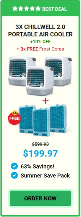 ChillWell Portable AC package price